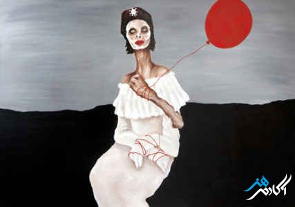 نگاهی به مجموعه نقاشی‎های هنا حنضلی‎زاده در گالری سیحون